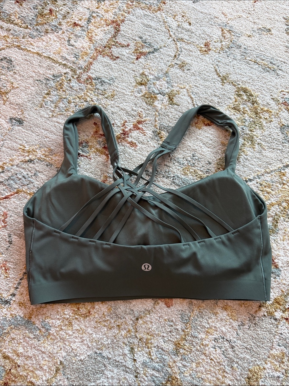 lululemon athletica Strappy Sports Bra - Olive